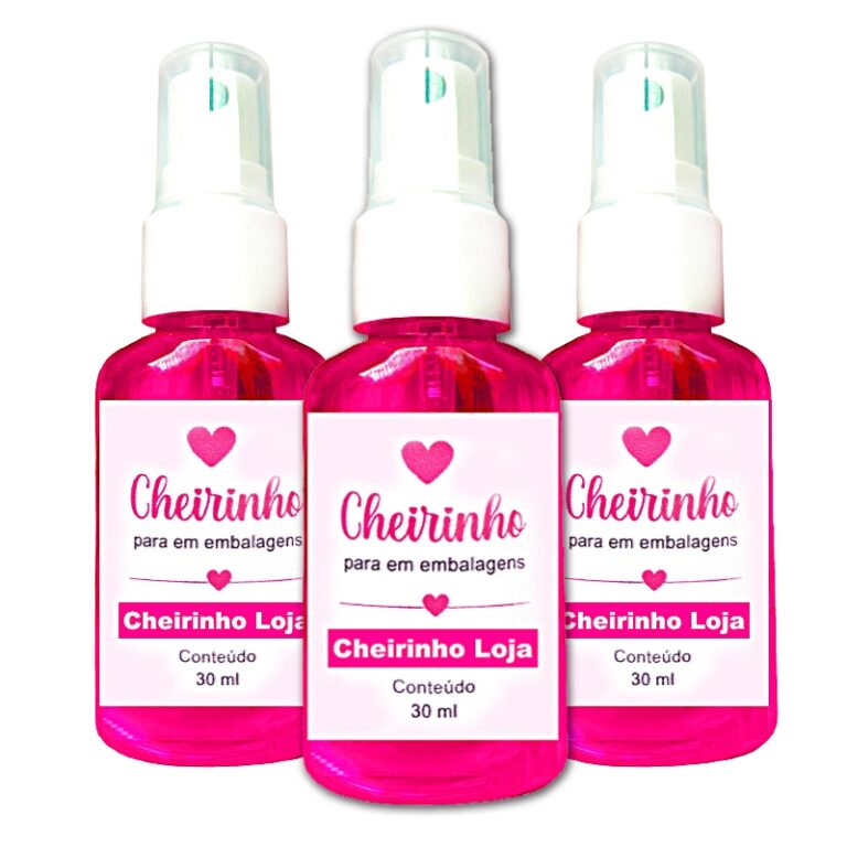 Kit 3 Cheirinho para Pacotes, Encomendas , Caixas,