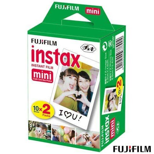 Filme Fujifilm Instax Mini Branco 20 Fotos, 54 X 8