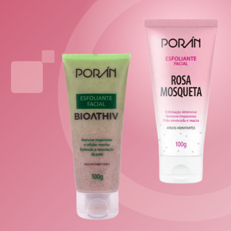 Esfoliante Facial Rosa Mosqueta Porán e Bioathiv 