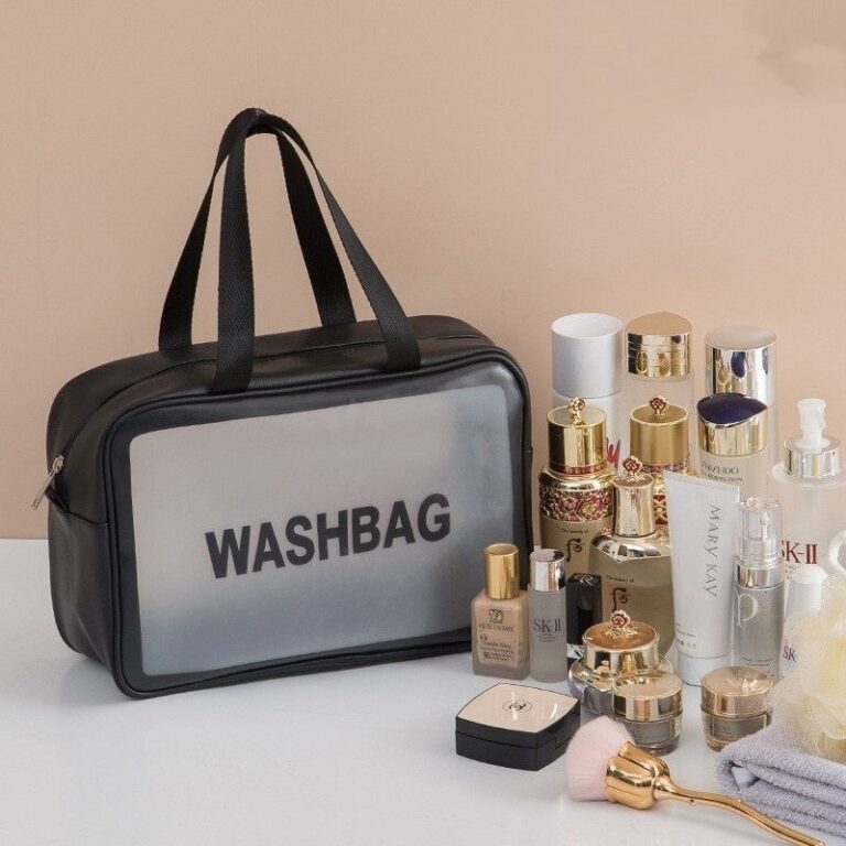 Trompete Preto Bolsa Necessaire Maquiagem Cosméti