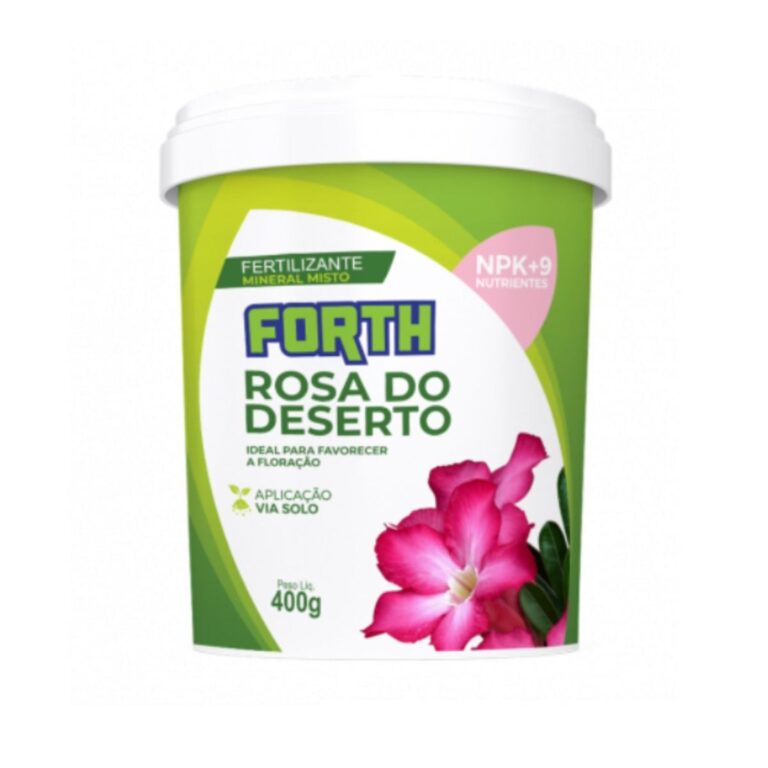 Fertilizante Adubo Rosa do Deserto 400g Forth