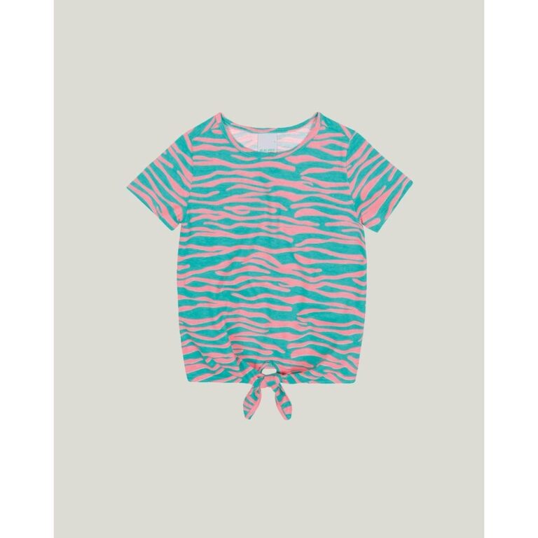 Blusa Zebrada Meia Malha Menina Malwee Kids