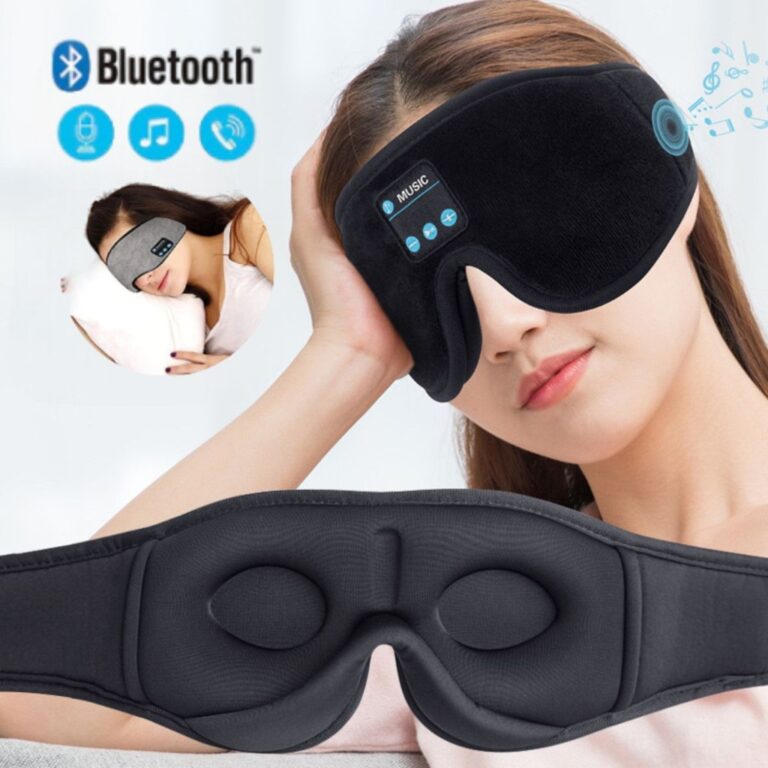 Tapa Olho Máscara Dormir Fone De Ouvido Bluetooth