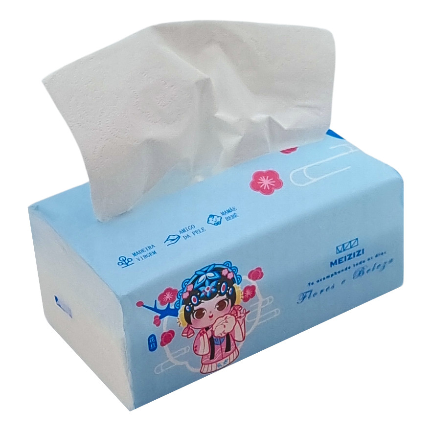 Lenço De Papel Meizizi Descartável Macio Toalha Folha Dupla