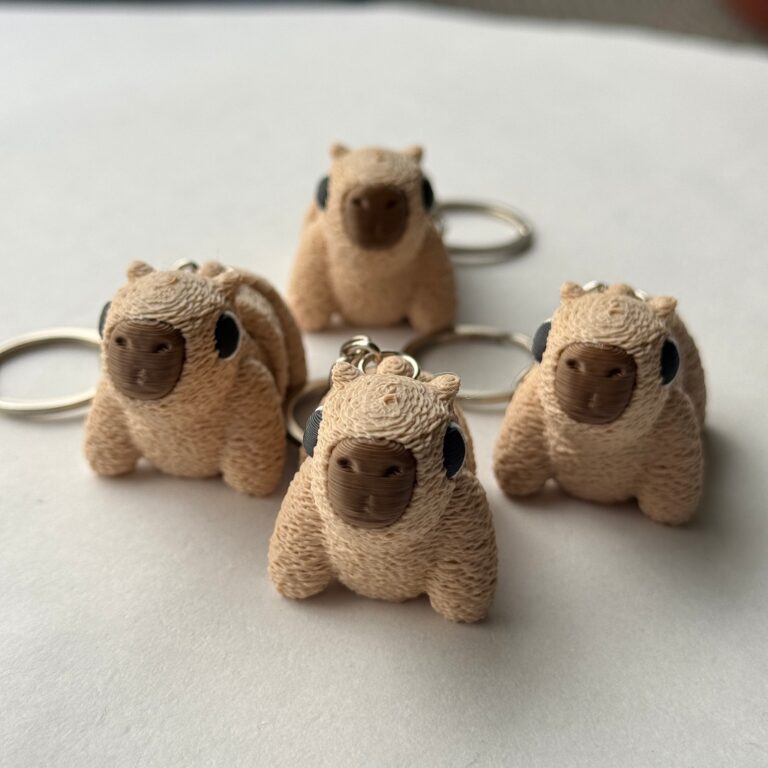 Chaveiro Capivara Articulado Flexível Presente