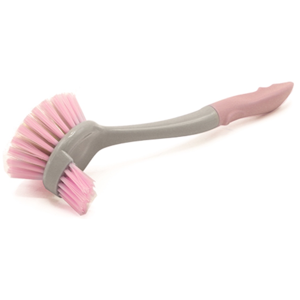Escova Grande Plástico Multiuso Lavanderia Limpeza Dupla Cerdas Banheiro Vaso Sanitário