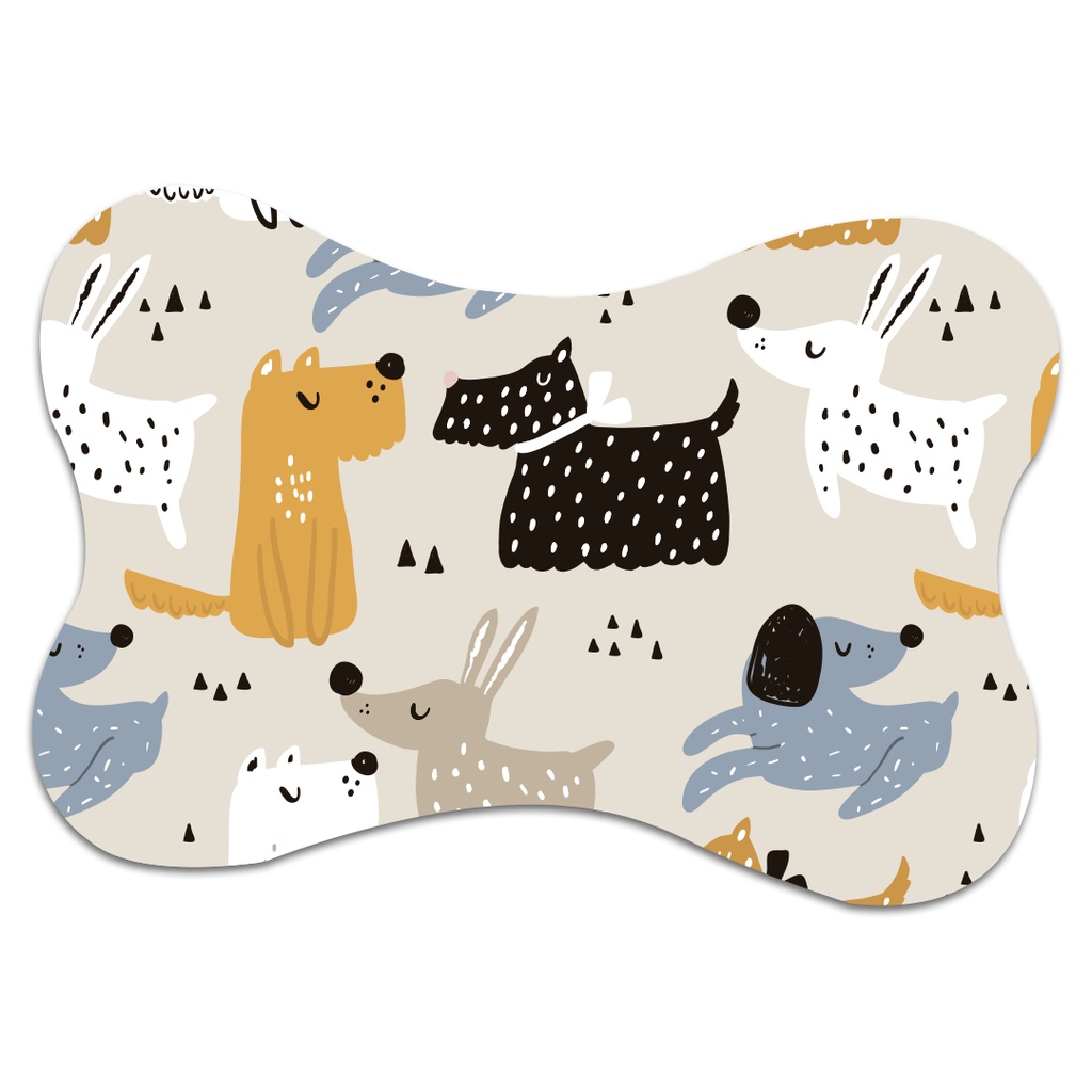 Tapete Pet Osso Dogs Antiderrapante