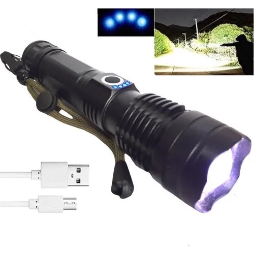 T9 Lanterna Tática Mais Forte Potente Sitio Fazen