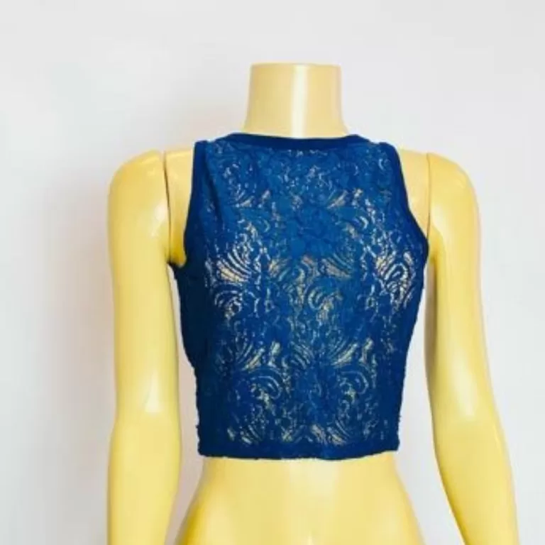 Cropped de Renda Dança do Ventre – Envio Im