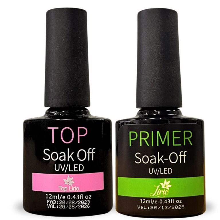Top Coat e Primer de Secagem Rápida Unhas Acrigel