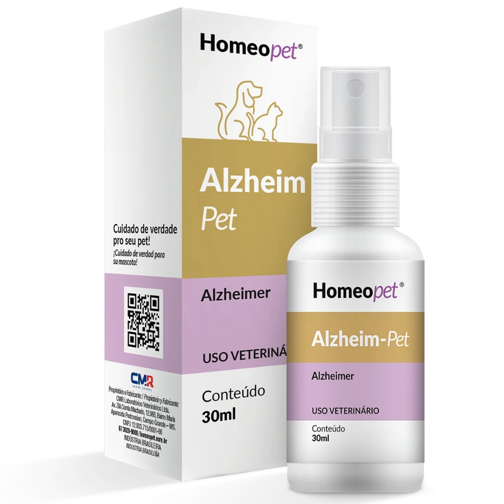 Alzheim Pet 30ml Homeopatia Realh Para Cães e Gatos