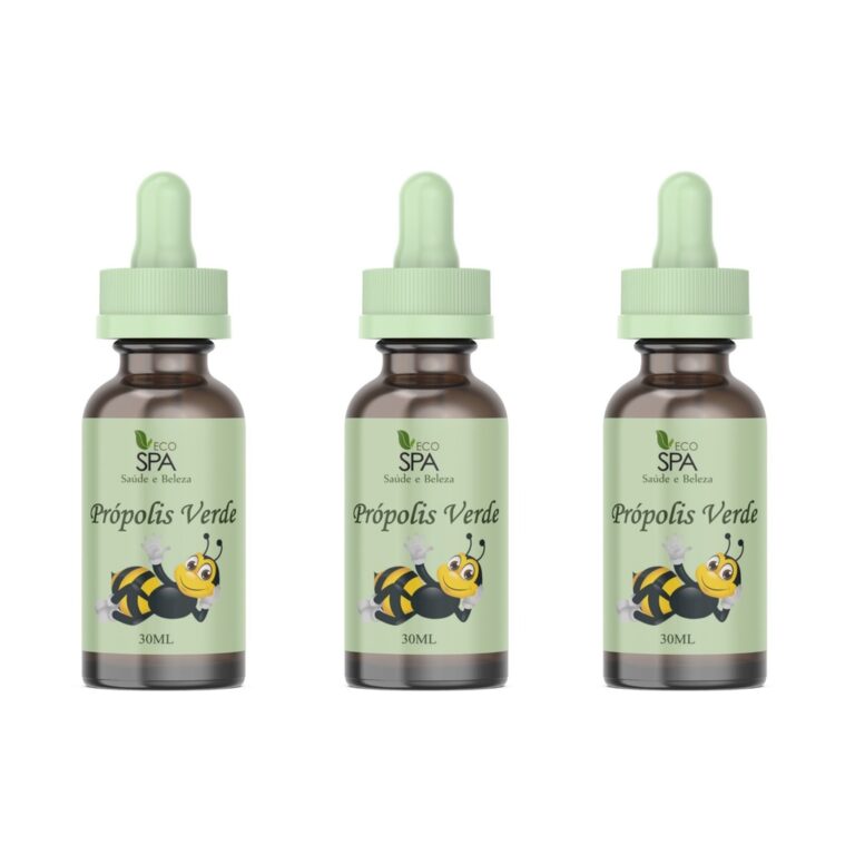 Própolis Verde Wax Free Livre De Cera Extrato Flu