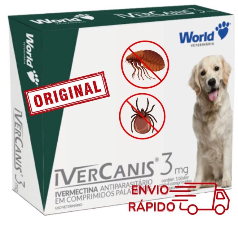 Remedio para carrapato, pulgas e sarna Ivercanis 3