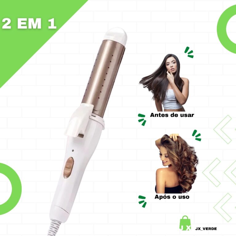 Modelador De Cachos E Chapinha 2 Em 1 Mini Alisado