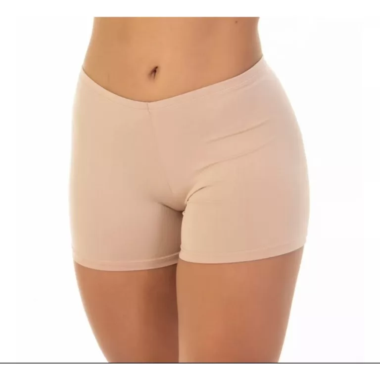 Short Anágua Liso Segunda Pele Feminino Poliamida
