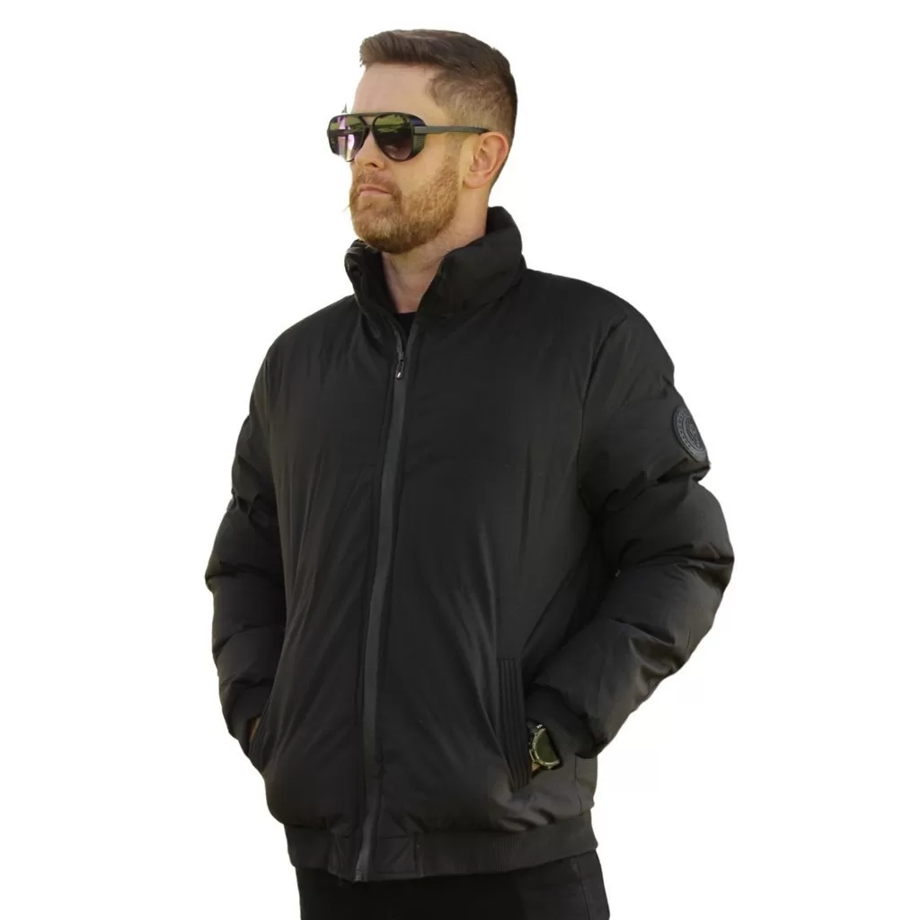 Jaqueta Masculina Bomber  Impermeavel Tamanho:G Cor:Preto