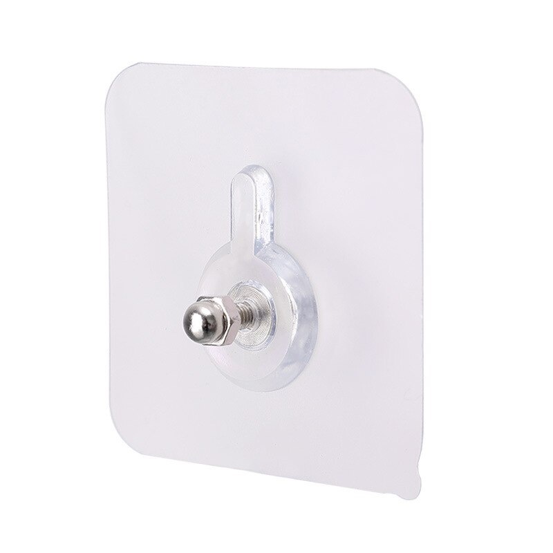 Kit Com 10/20 Unidades de Gancho de Parede Cabide Auto Adesivo Multiuso