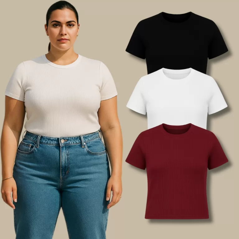 Blusa Feminina Plus Size Confortavel Basiquinha Ca