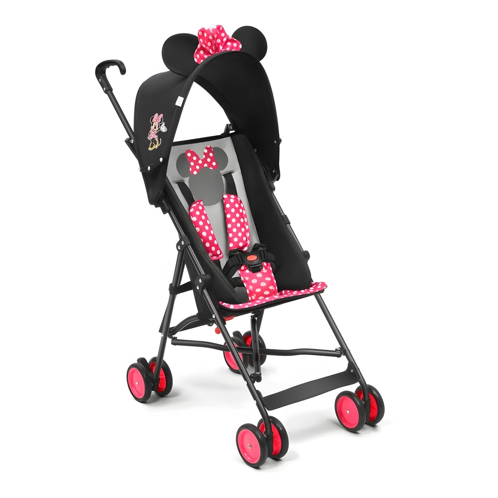 Carrinho Bebê Estilo Guarda Chuva Passeio Minnie Portátil Até 6m-15 Kg – Multikids