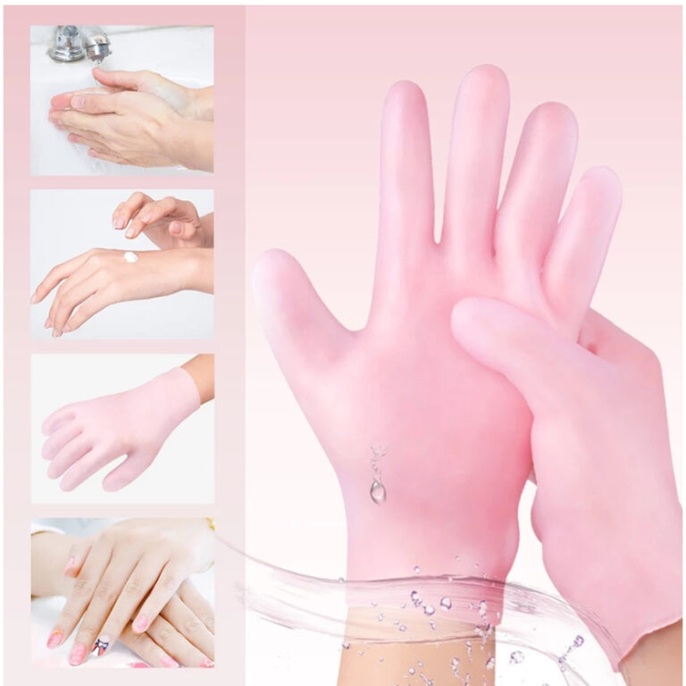 Luva Silicone Gel Hidratante Cicatrizante Mãos Re