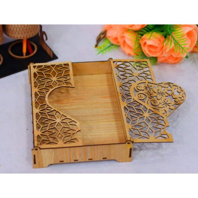 Caixa Decorativa Porta joia Design de Coração &#