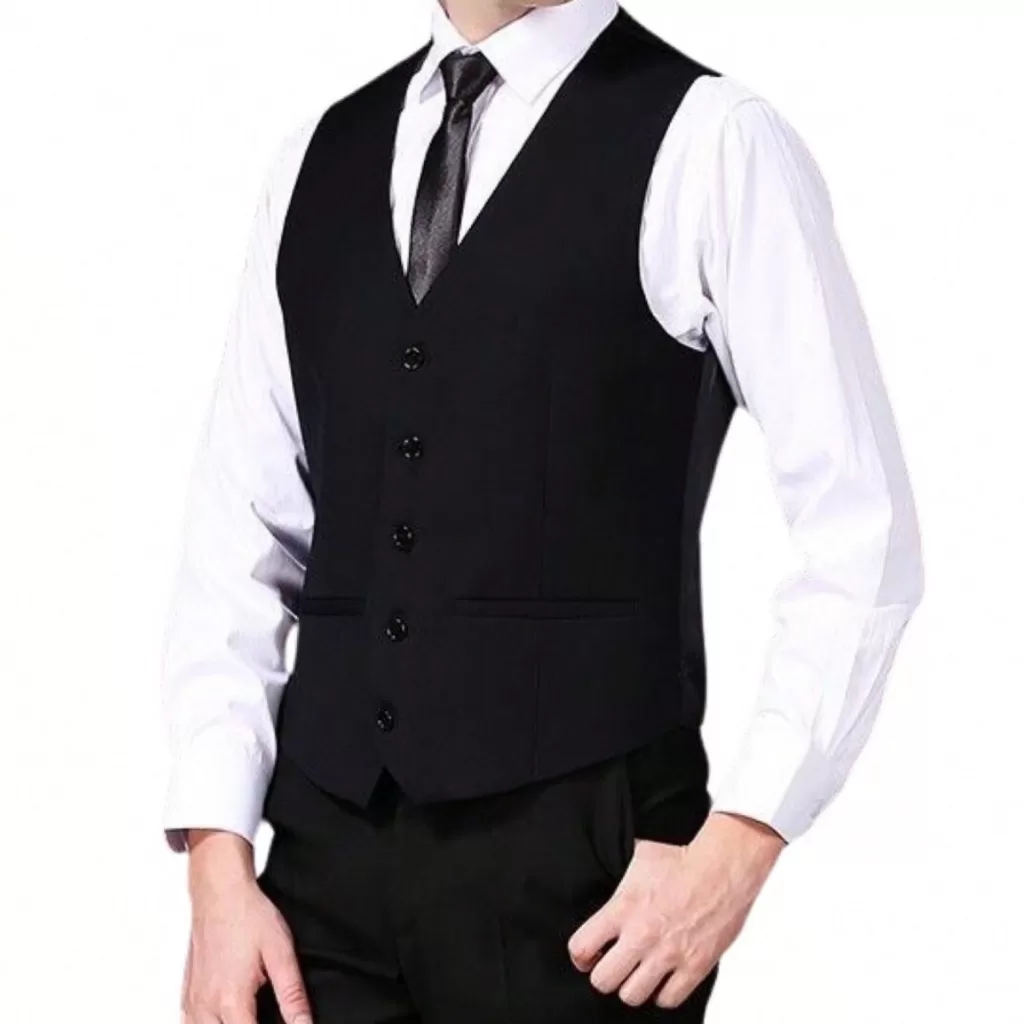 Colete Social Slim de Luxo Masculino Ajustável – Envio Imediato