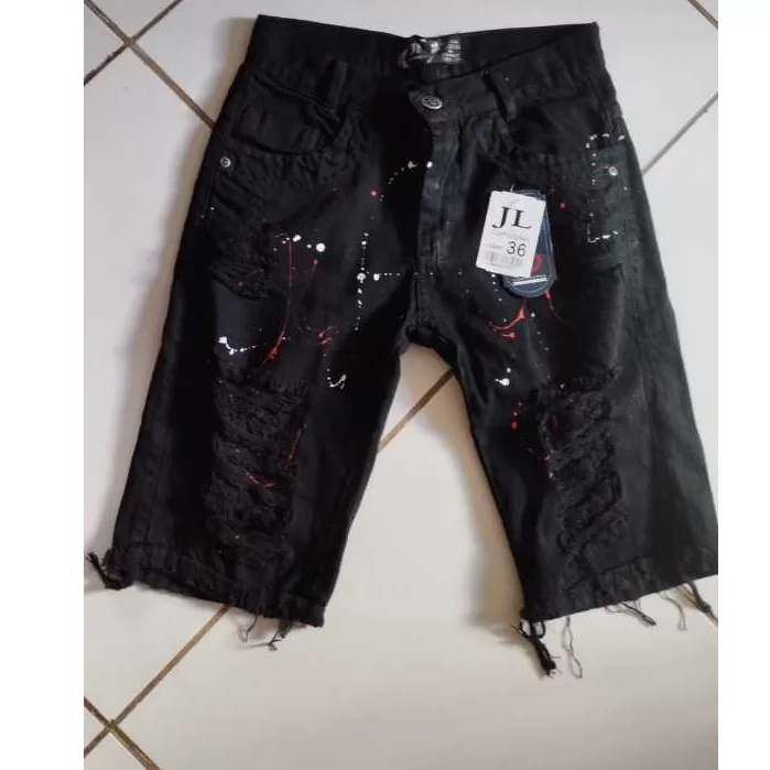 BERMUDA PRETA MASCULINA PROMOÇAO DE CARNAVAL