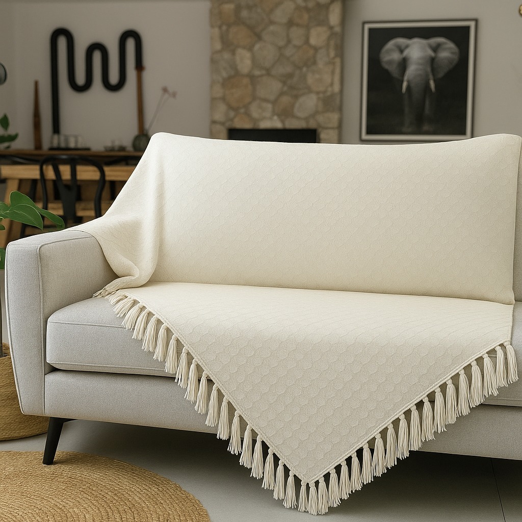 Manta Xale Tranças Geometrica Boho Moderna Peseira Rústica 1,60M x 1,60M