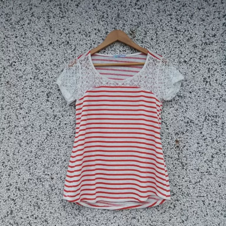 Blusa gestante listrada | P (Brechó)