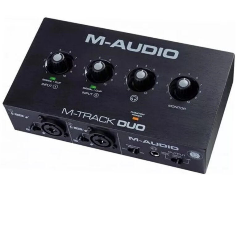 Interface de Áudio M-Audio M-Track Duo 2 Canais U