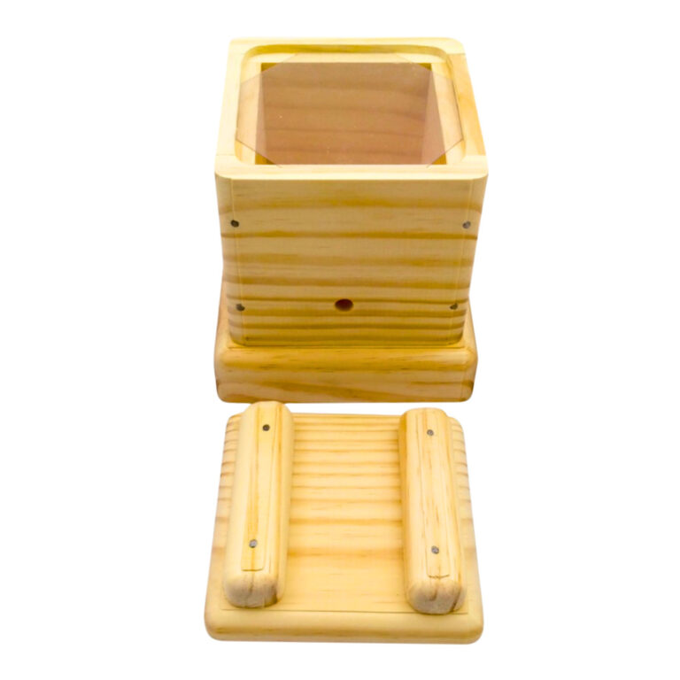 Caixa Para Abelha Mirim Jataí 10×10 Cm Ninho