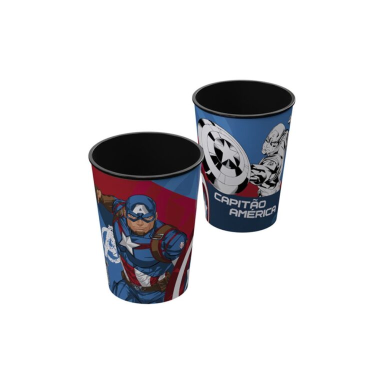 Copo Plástico Infantil 320ml Água Suco Super Her