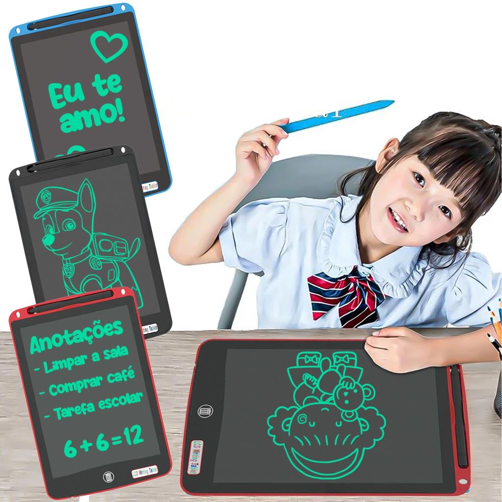 Tablet Lousa Magica Educativo Tela Lcd 8,5 Polegadas – Dm Toys