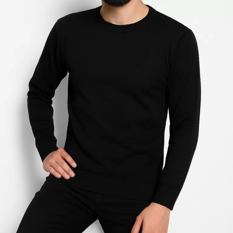 Sueter Masculino Tricot Lã Masculina Canelada Gol