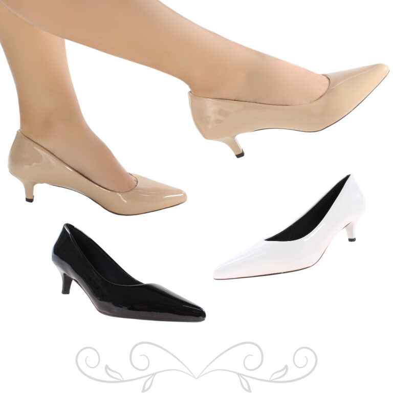 Scarpin Salto Fino Baixo Branco Confort Amábile S