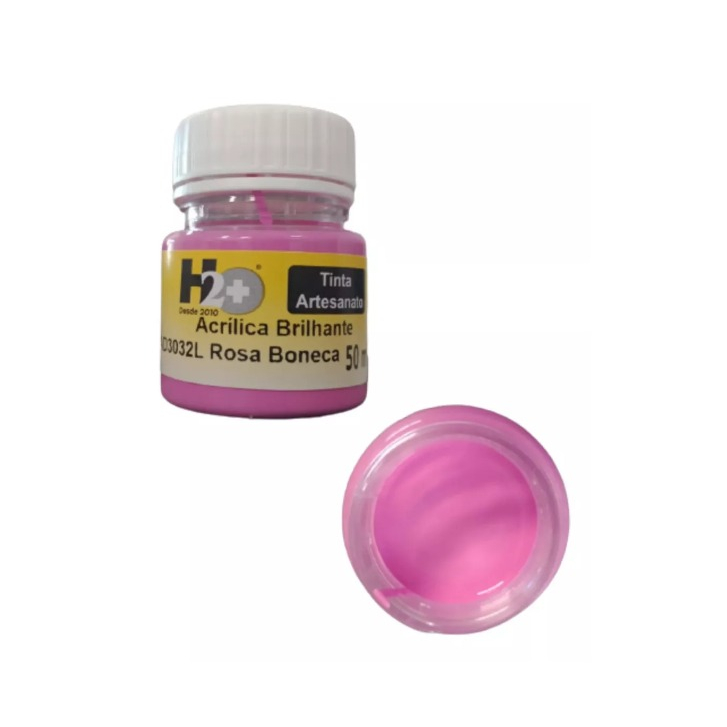 Tinta P/artesanato Acrílica Brilhante Rosa Boneca
