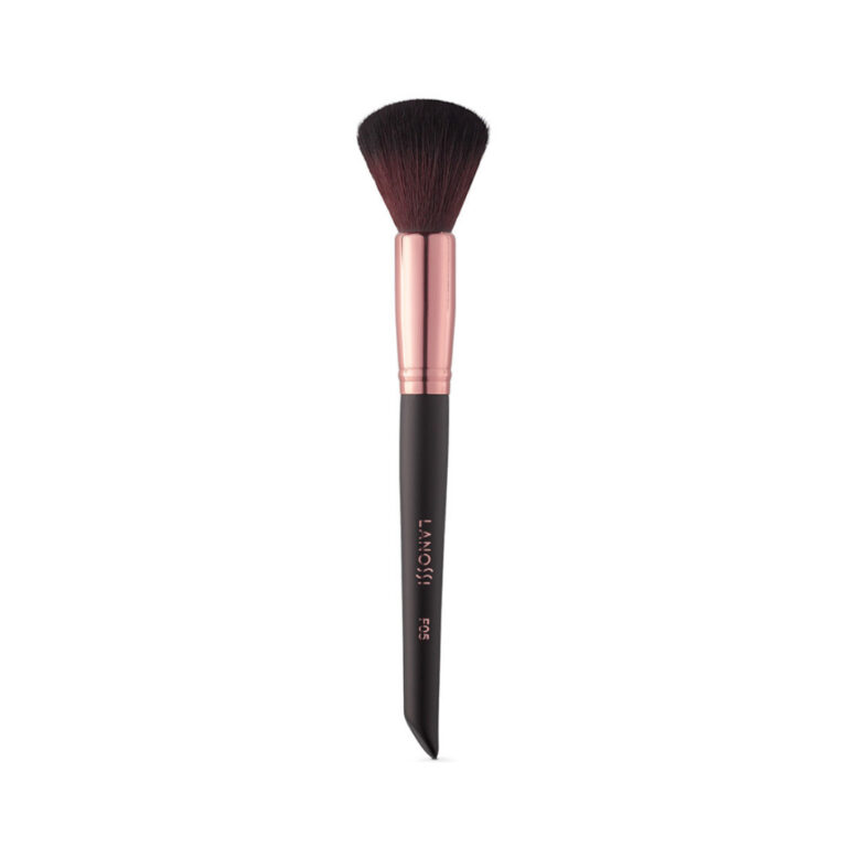 Pincel de Maquiagem Facial Chanfrado Silicone Reto