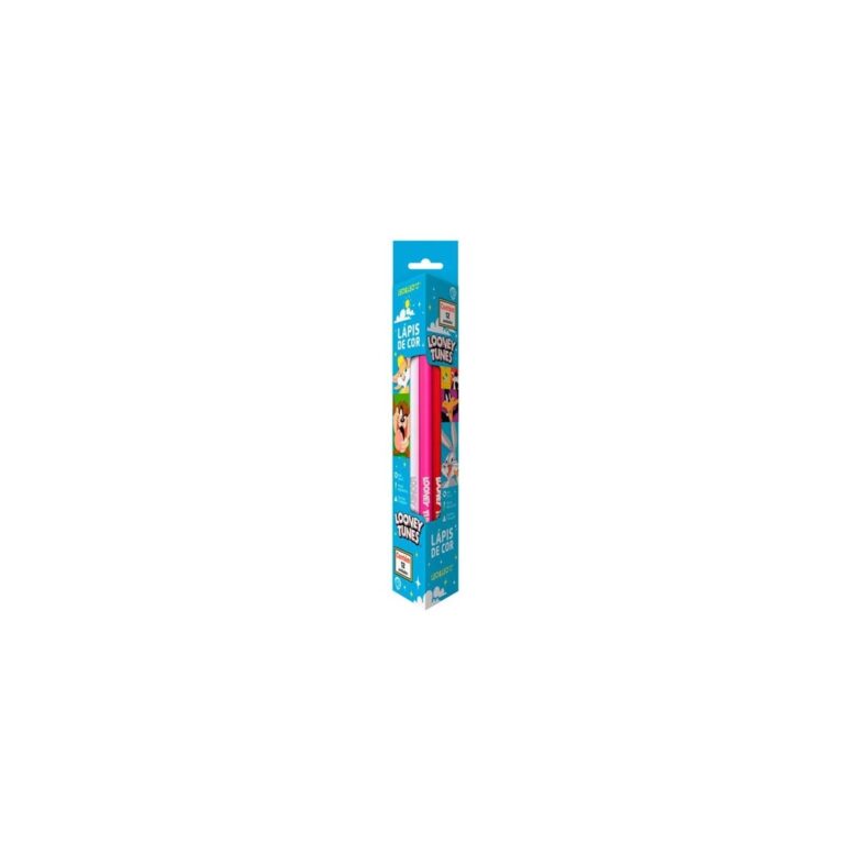 Lapis De Cor 12 Cores Triangular Looney Tunes LeoE