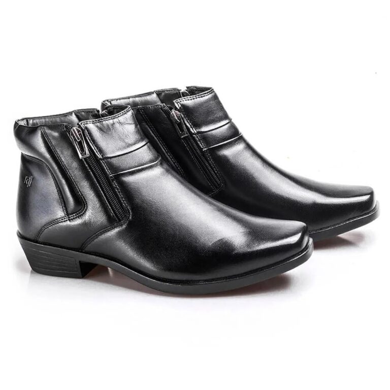 Bota Couro Rafarillo Way Masculina – Preto