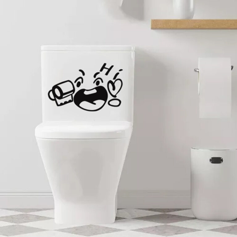 Adesivo Vinil Decorativo Tampa de Vaso Sanitário