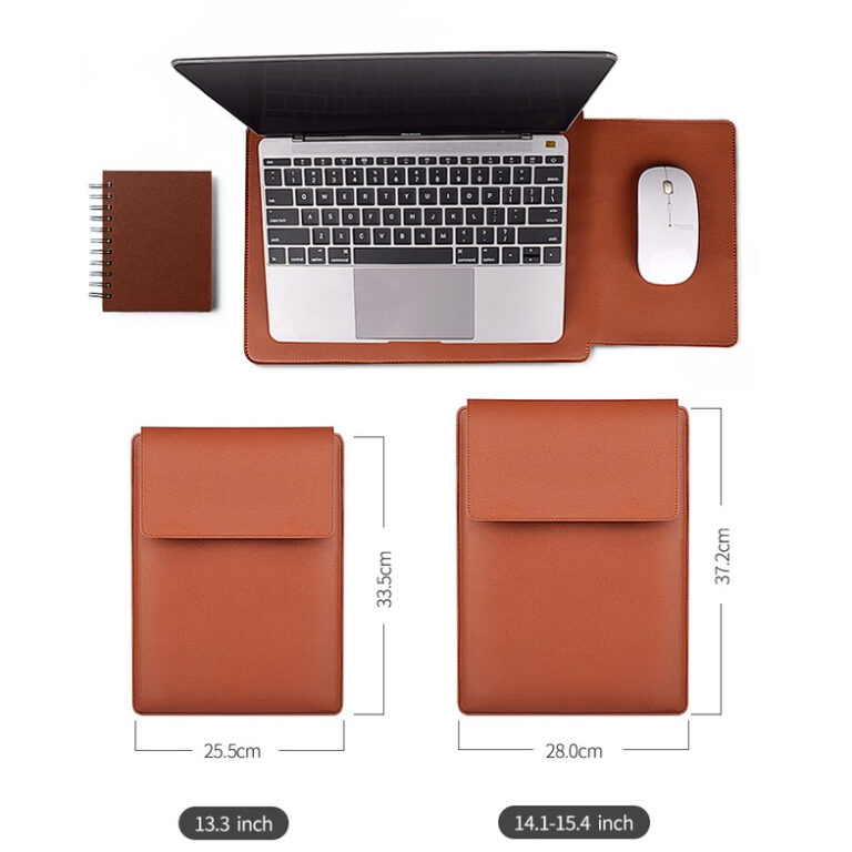 Capa Para Notebook Stand Macia De Couro PU Macbook