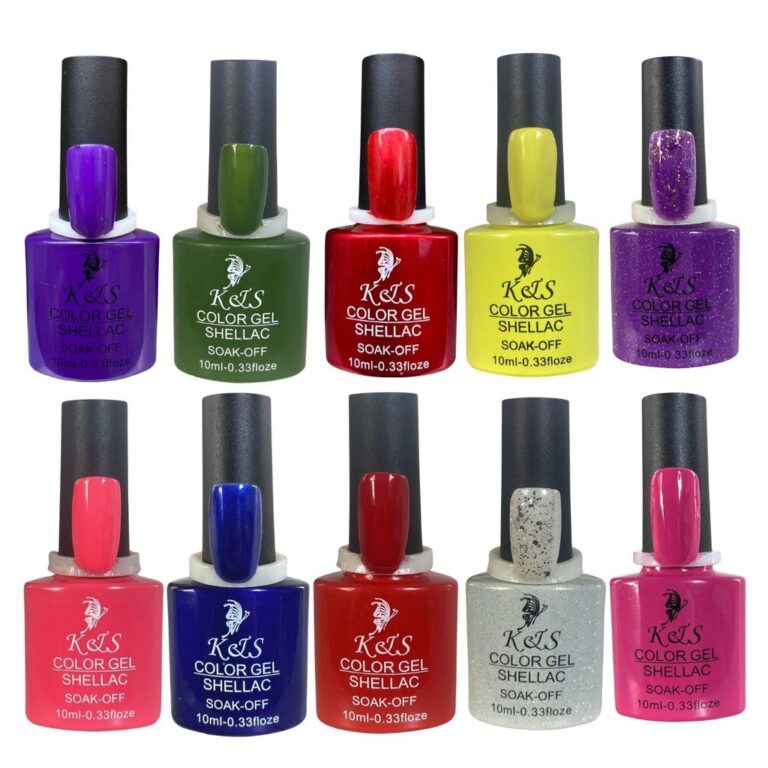 Kit 30 Esmaltes em Gel 10ML Unhas Manicure Nail De