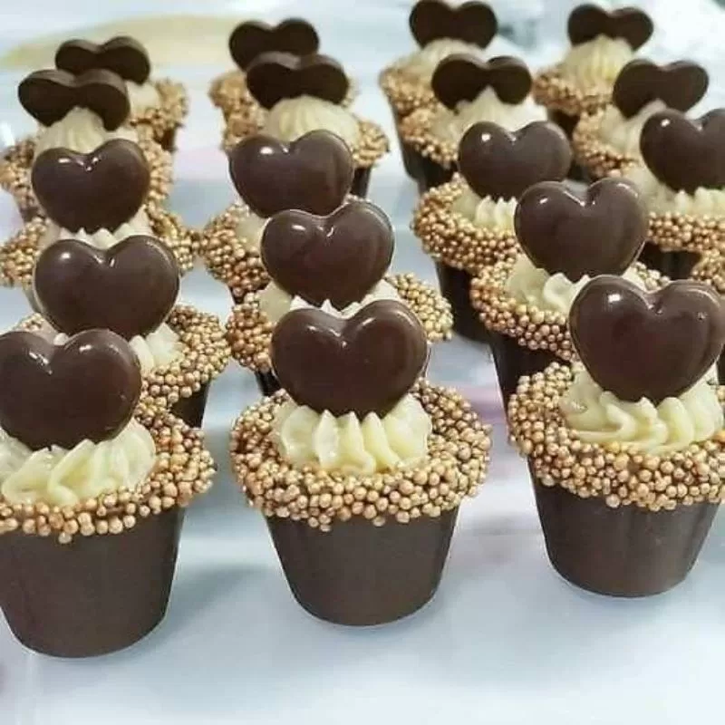 copinho de chocolate para doces finos