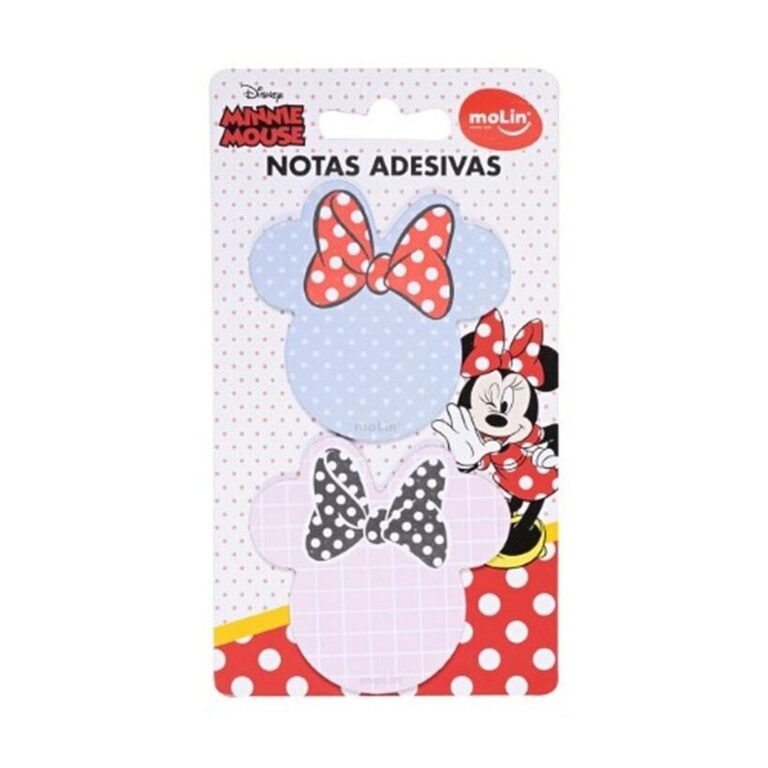 Notas Adesivas Minnie 02 blocos com 25 folhas