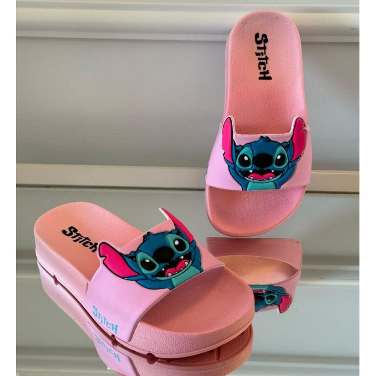 Sandália Slide Infantil Stitch Pala Stitch Femini