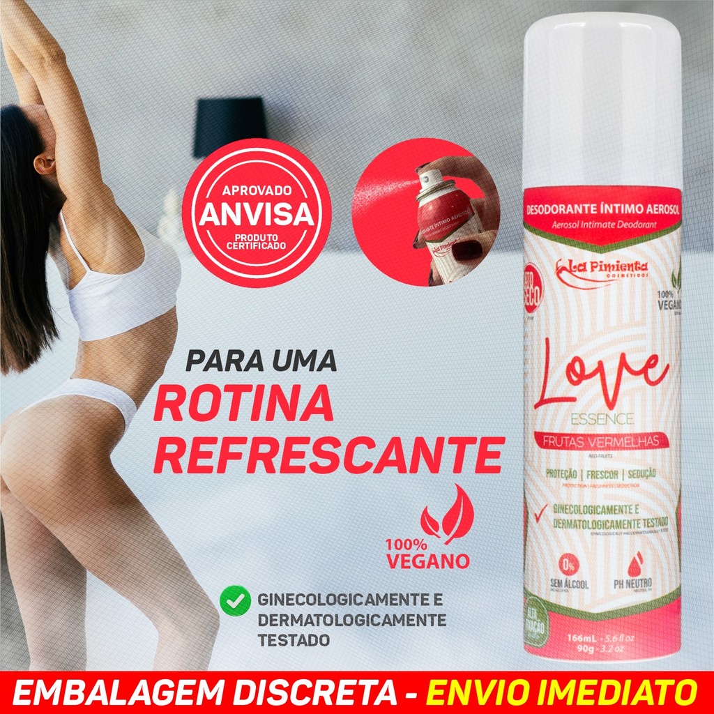 UMA SENSACAO AGRADAVEL QUE TE ACOMPANHA  DESODORANTE INTIMO ESSENCE