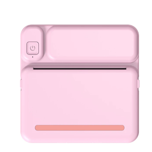 Mini Portátil Impressora ROSA Térmica + 5 Bobina