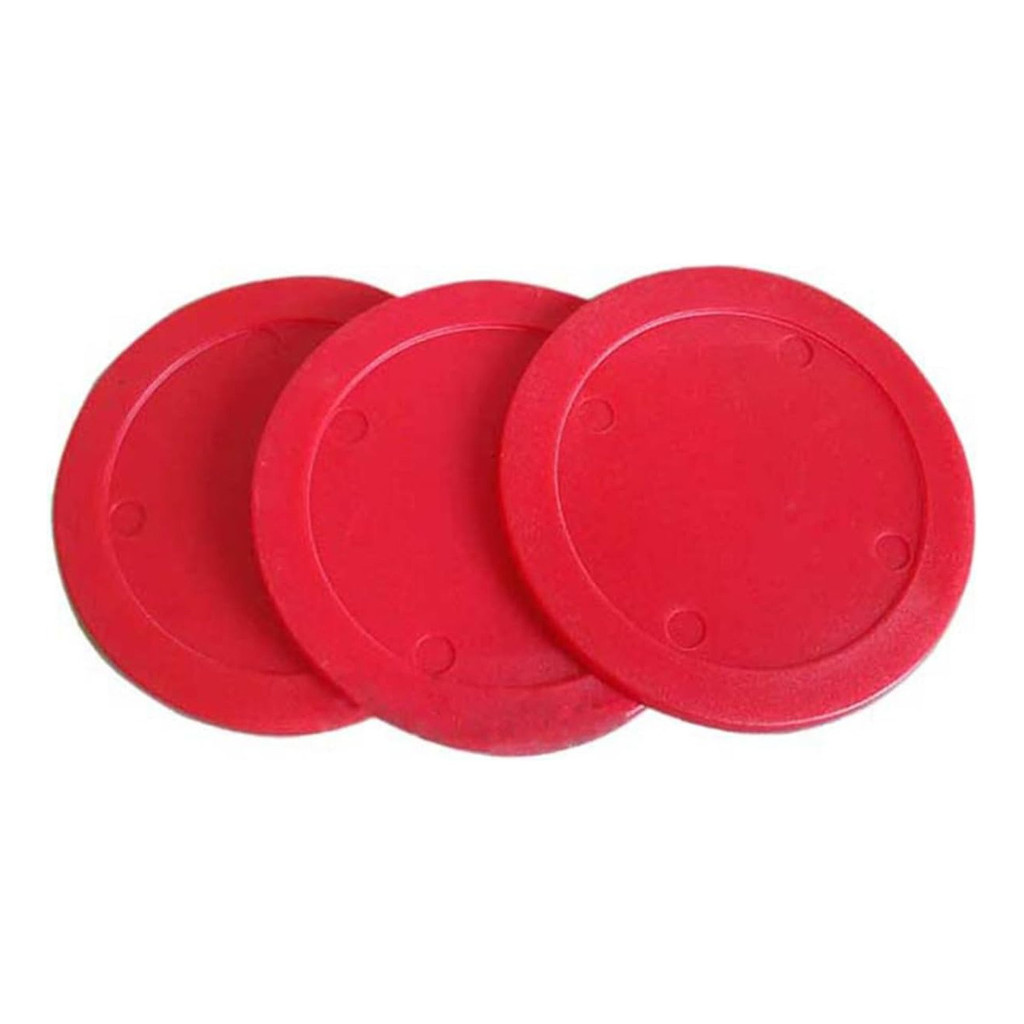 Kit Com 3 Discos 6,4cm X 4mm Air Game / Air Hockey