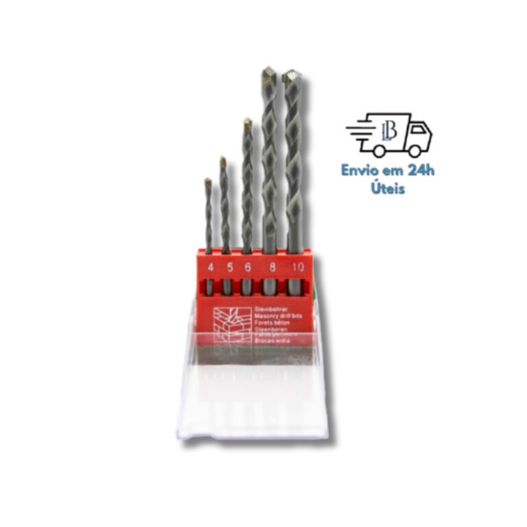 Jogo de Broca Widea Concreto (4/5/6/8/10mm)