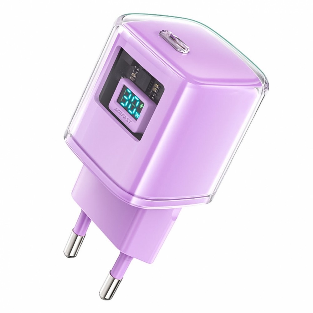 Carregador Acefast A53 30W USB-C Alfalfa Purple